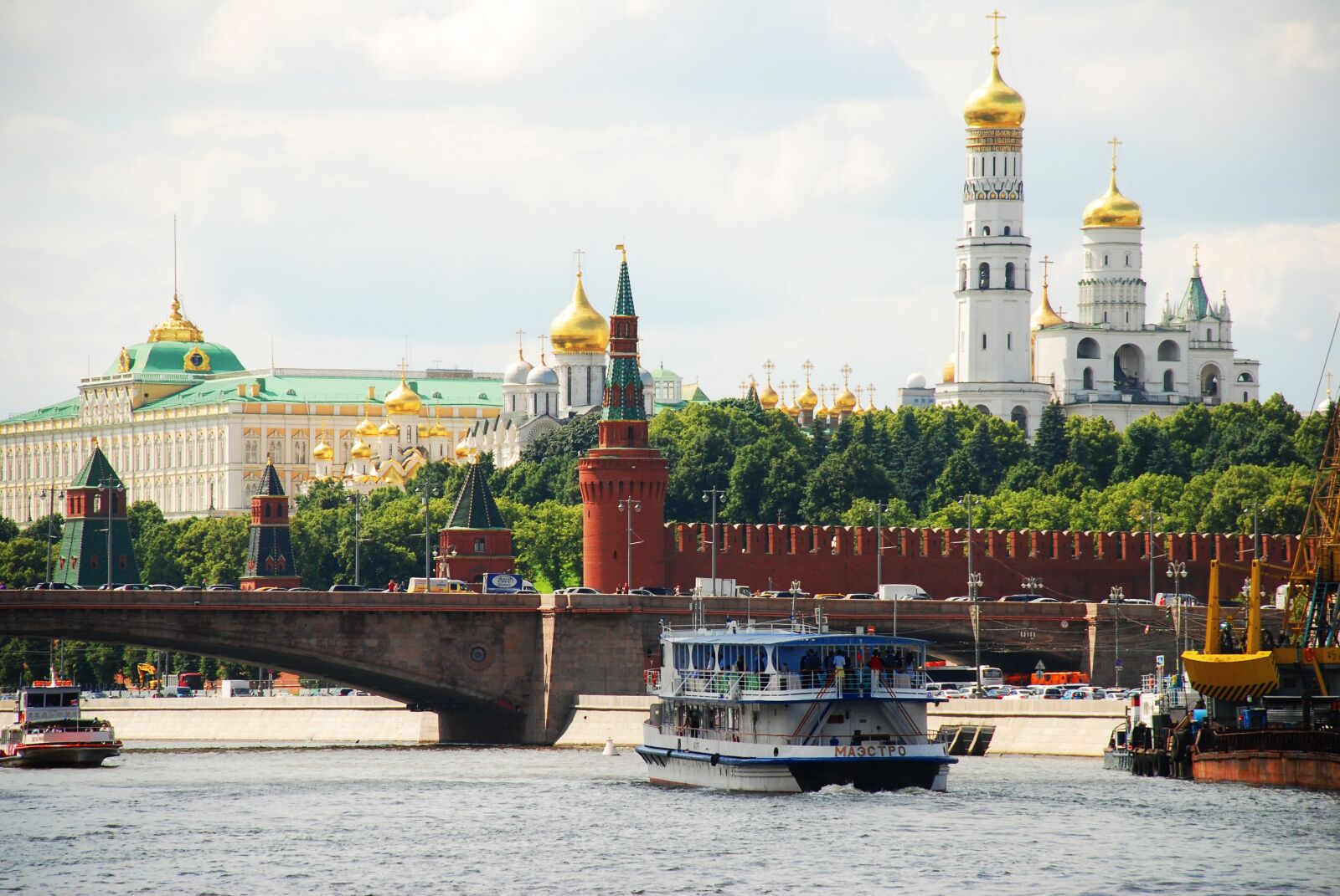 Nikon D80 sample photo. Moscow, the kremlin, river photography