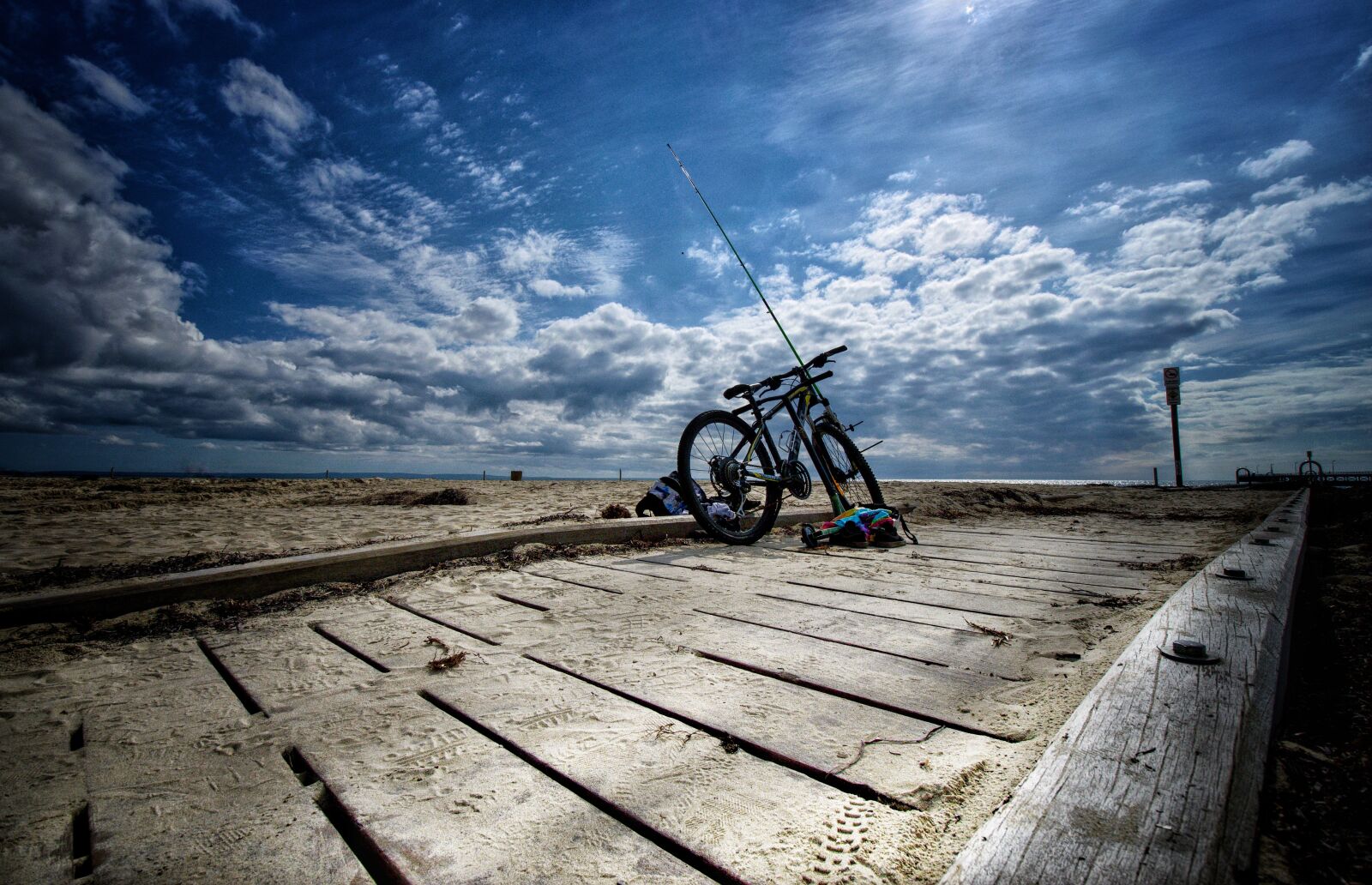 Nikon D3300 sample photo. Boardwalk, bike, activity photography