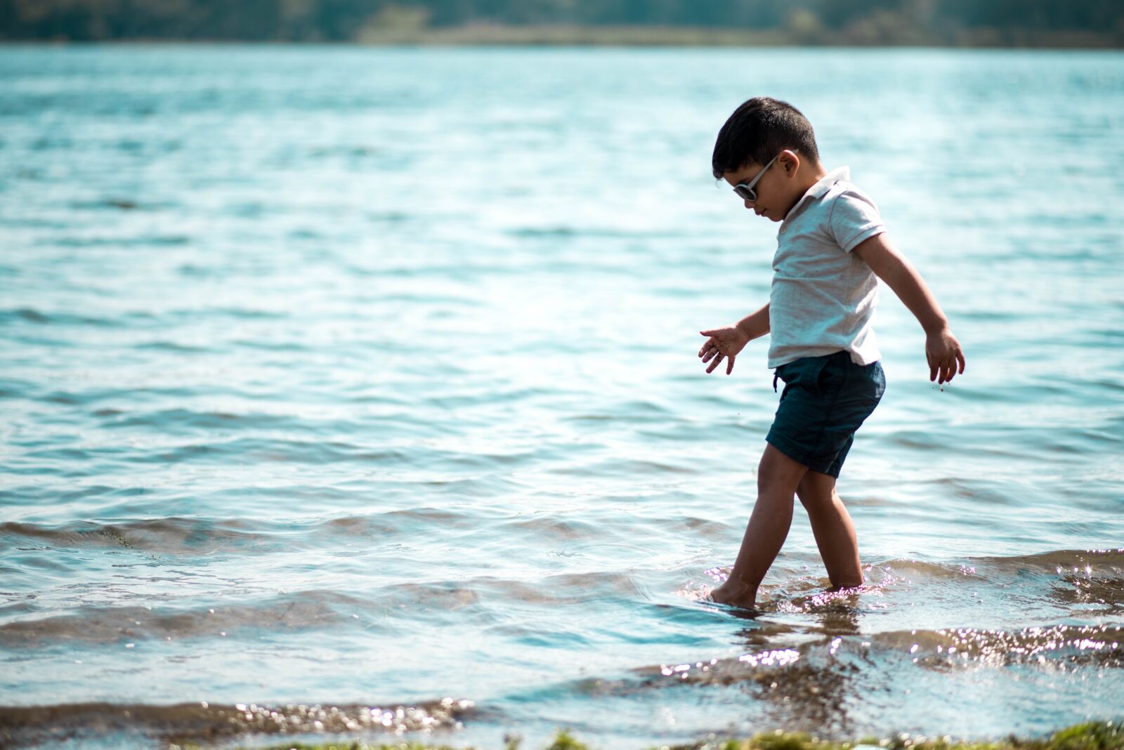 Nikon D750 sample photo. Child, water, happy photography