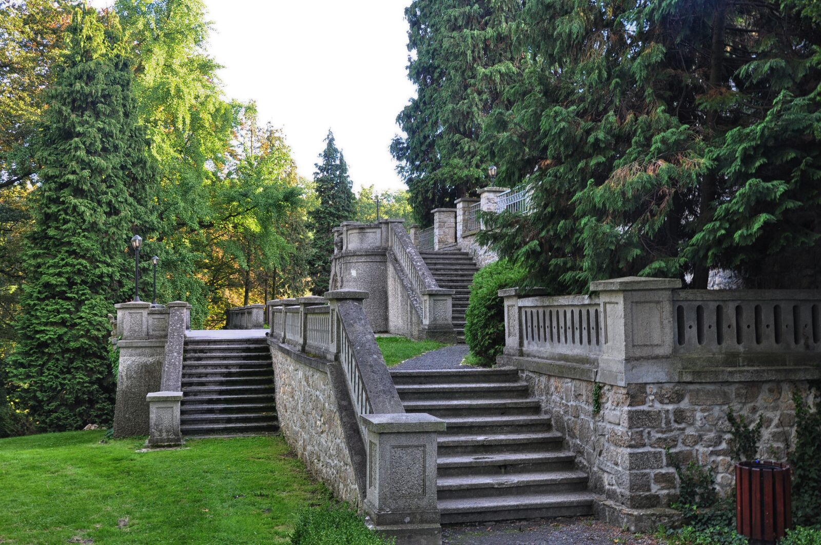 Nikon D90 sample photo. Park, stairs, poland photography