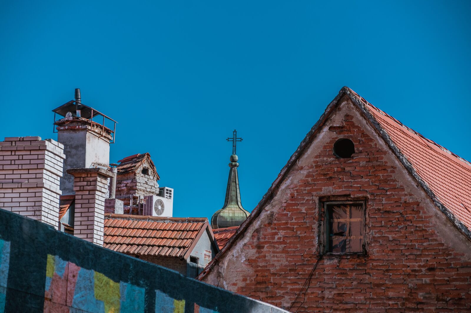 Nikon D90 sample photo. Landscape, city, cross photography