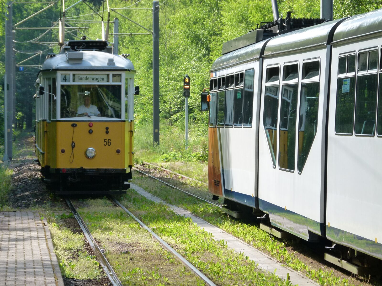 Panasonic Lumix DMC-FZ100 sample photo. Tram, gotha, overland tramway photography