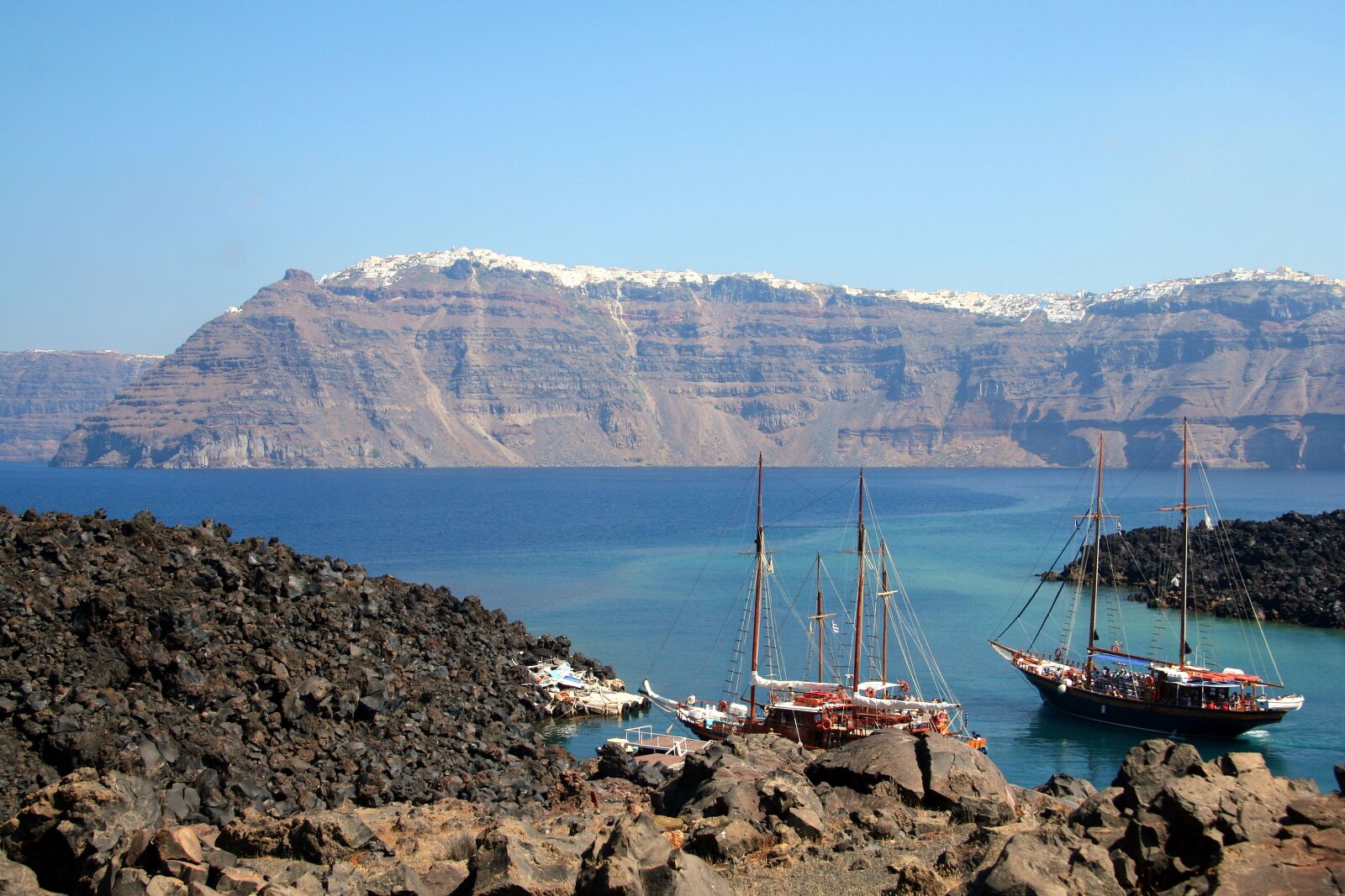 Canon EOS 30D sample photo. Santorini, greek island, cyclades photography