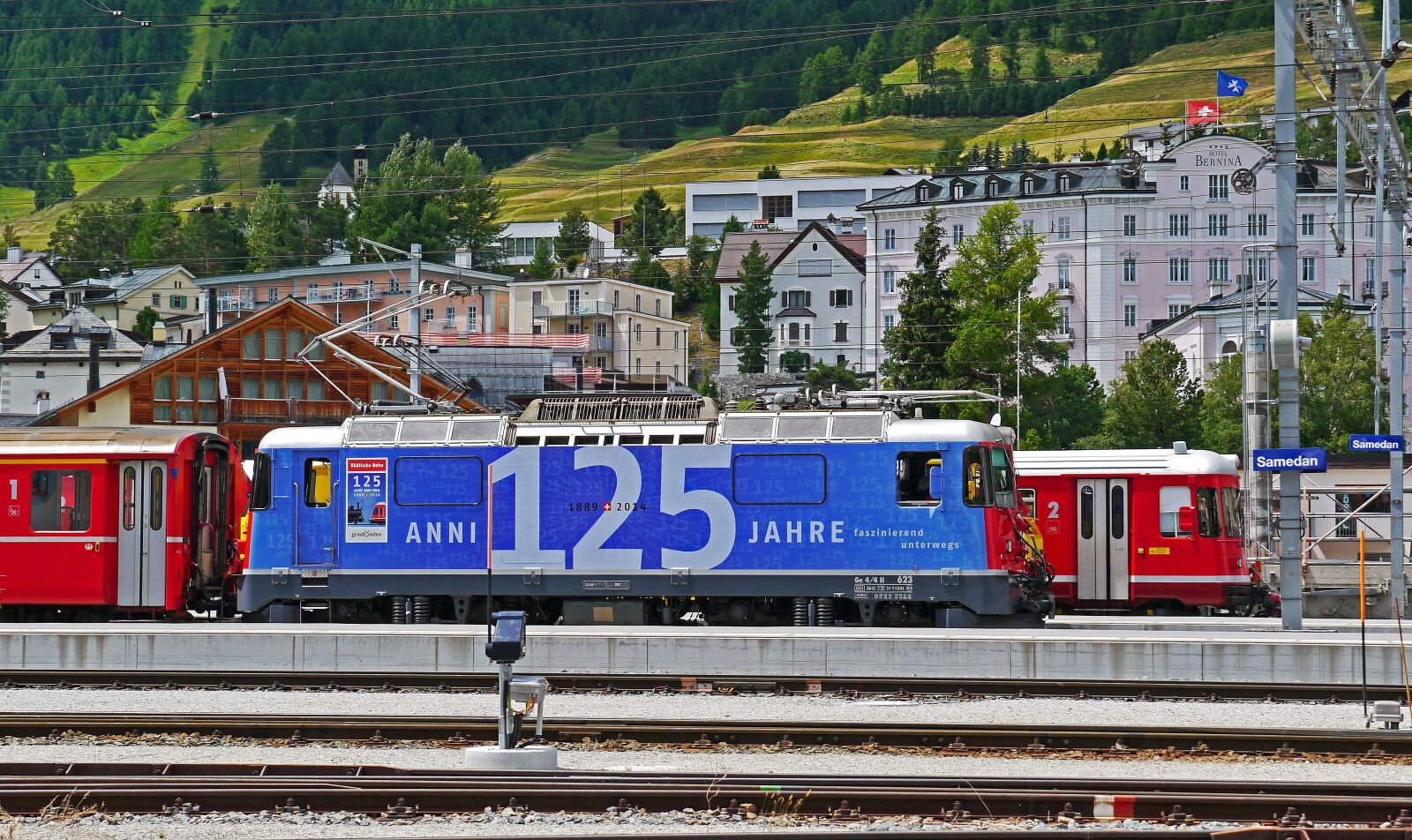 Panasonic Lumix DMC-G3 sample photo. Rhaetian railways, switzerland, anniversary photography