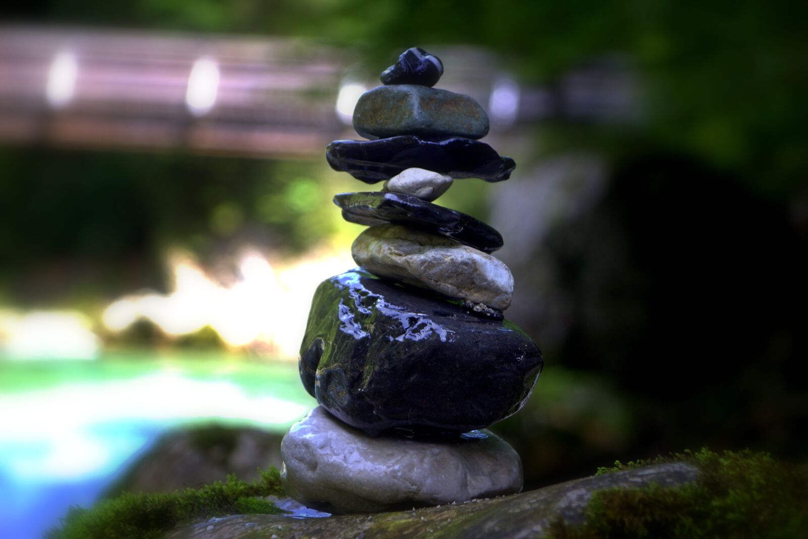 Canon EOS 100D (EOS Rebel SL1 / EOS Kiss X7) sample photo. Stones, water, relaxation photography