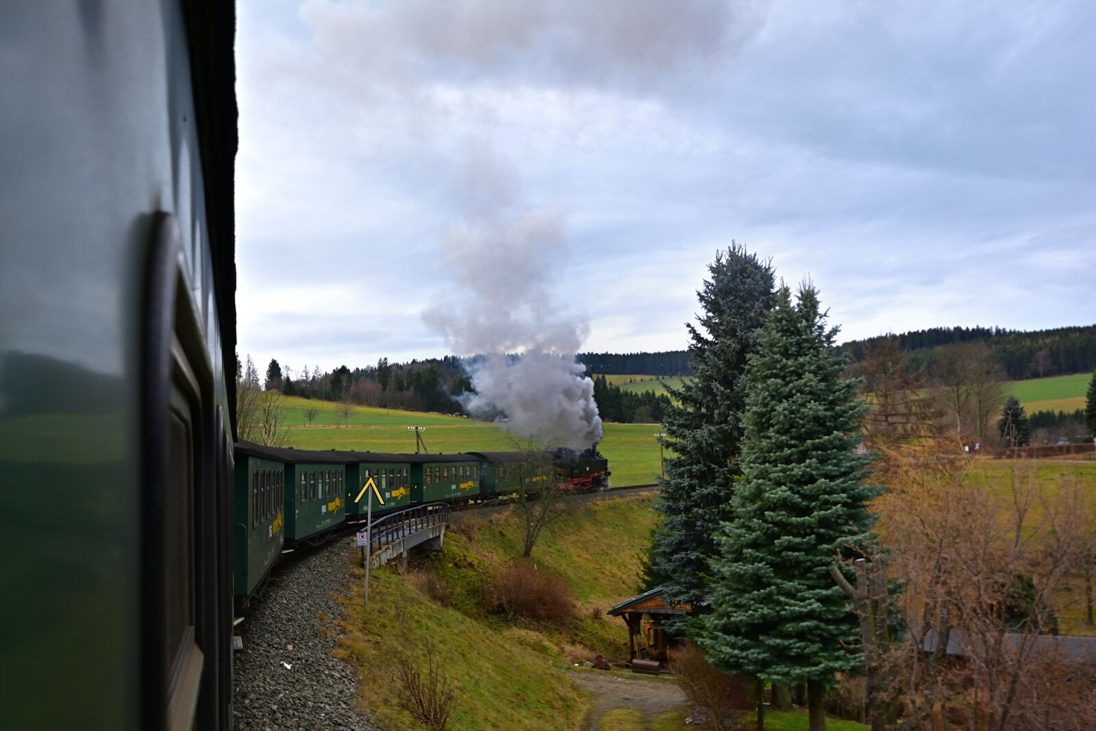 Nikon D5200 sample photo. Steam locomotive, railway, fichtelberg photography
