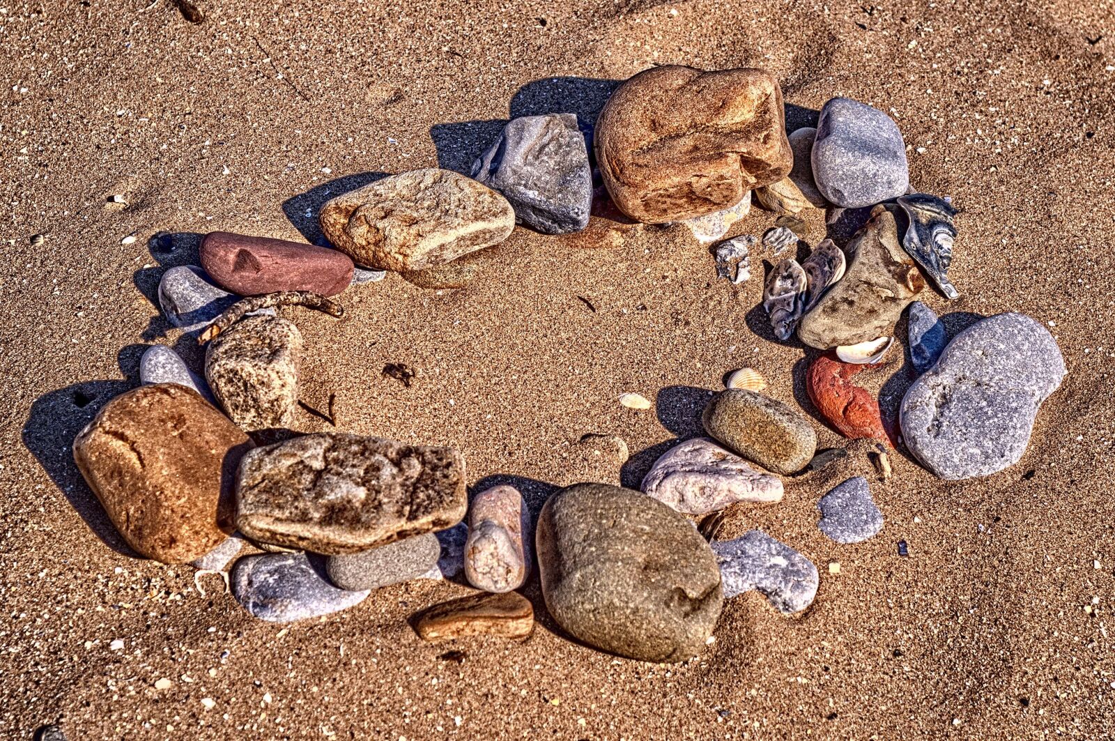 Nikon D90 sample photo. Beach, rocks, hdr photography