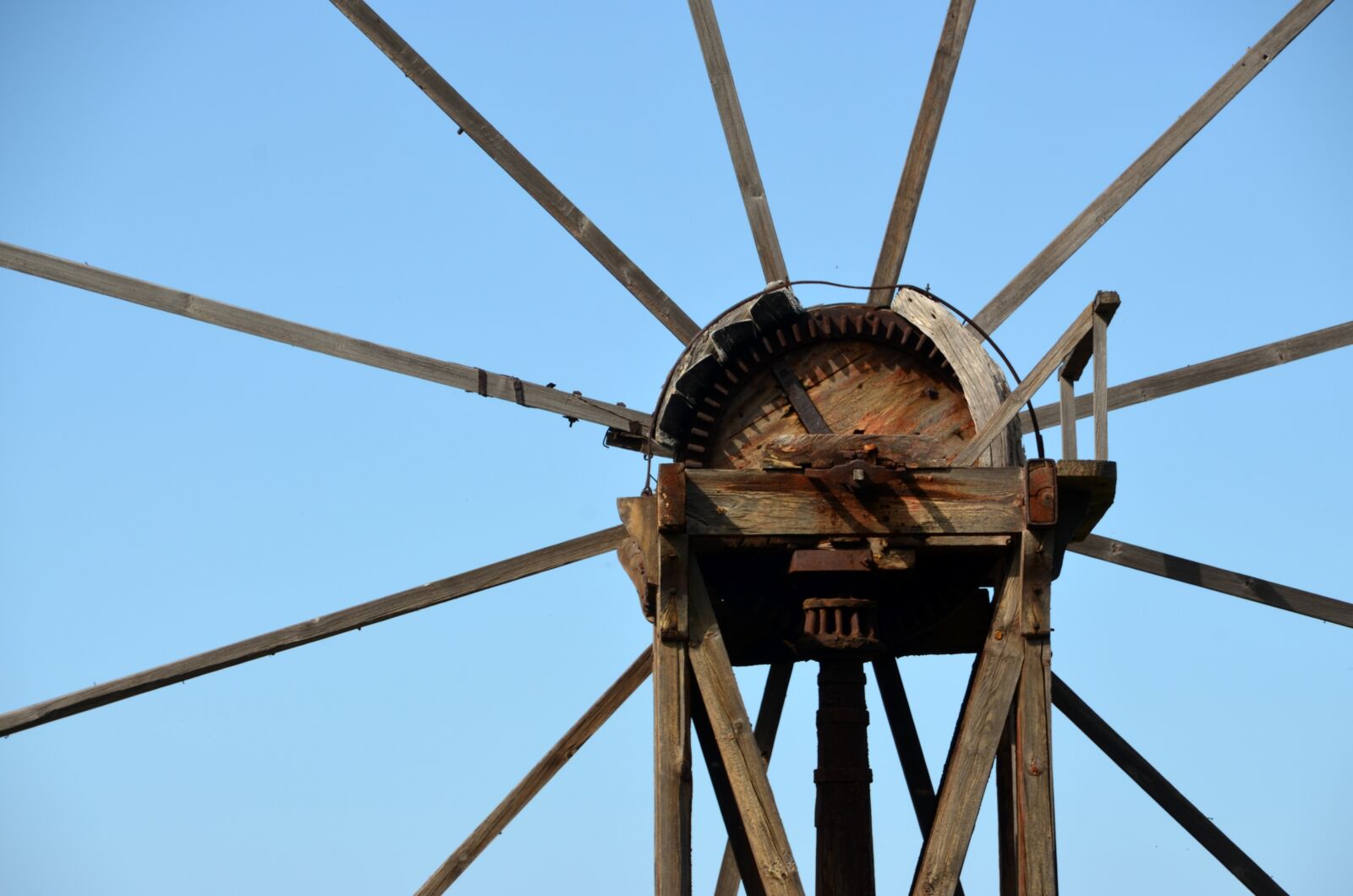 Nikon D5100 sample photo. Sky, wheel, mill photography