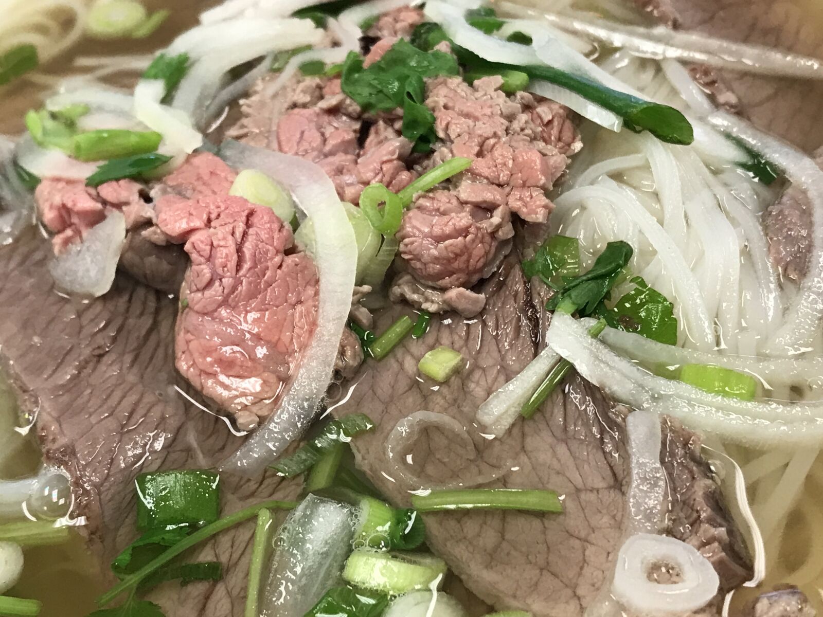 iPhone 7 Plus back dual camera 3.99mm f/1.8 sample photo. Vietnamese food, pho, beef photography
