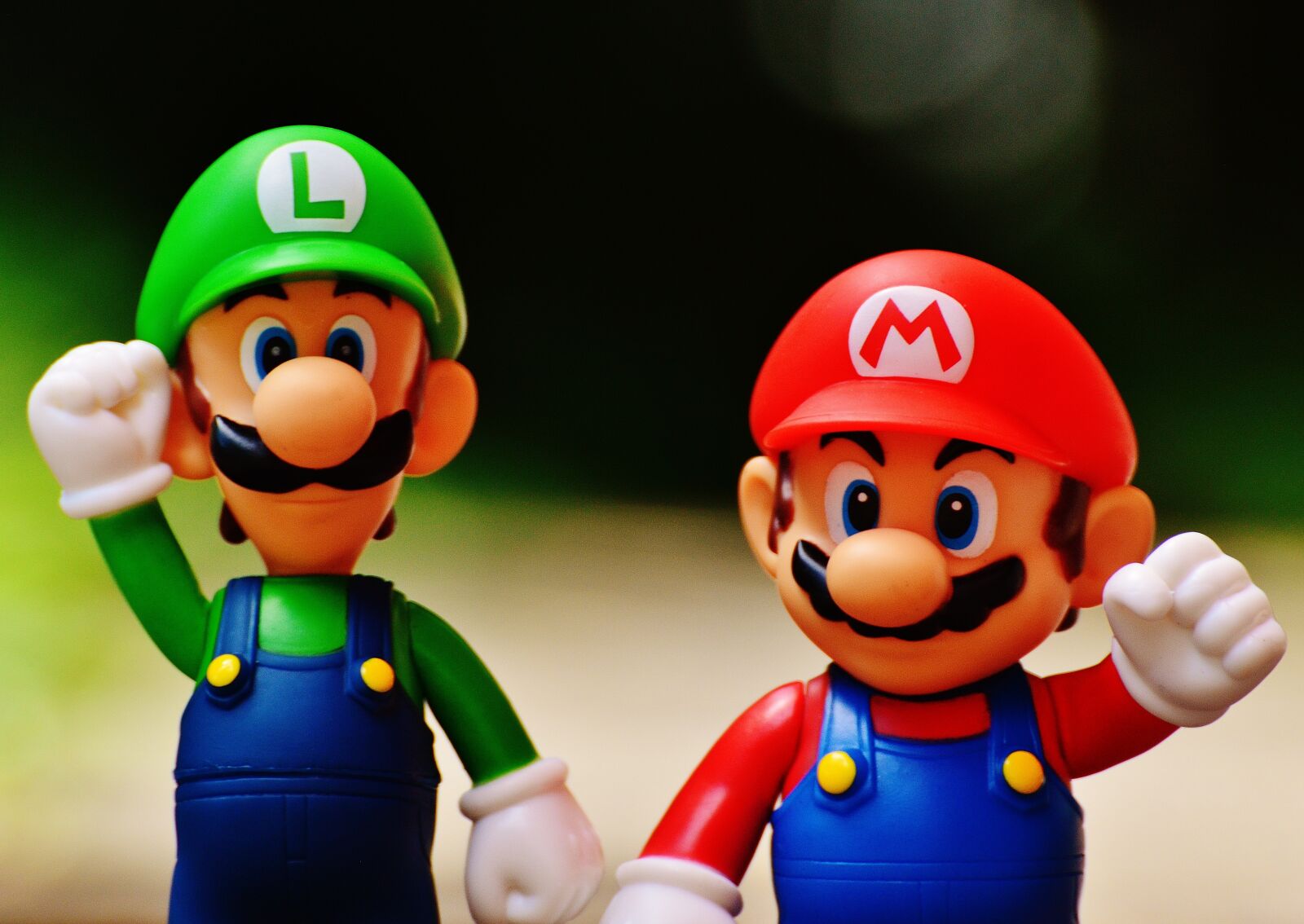 Nikon D3200 sample photo. Mario, luigi, figures photography