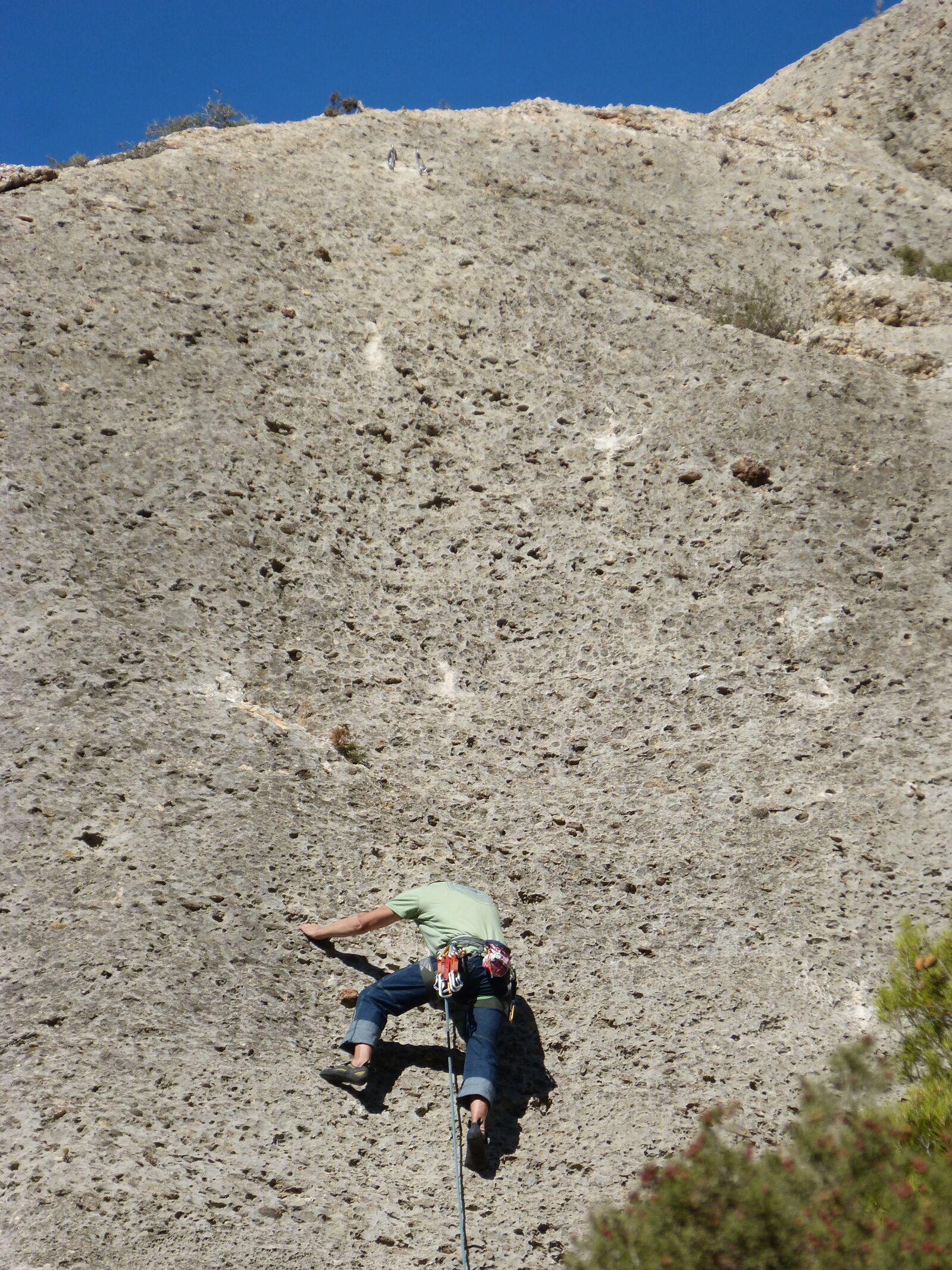 Panasonic DMC-FZ62 sample photo. Escalation, climber, rock photography