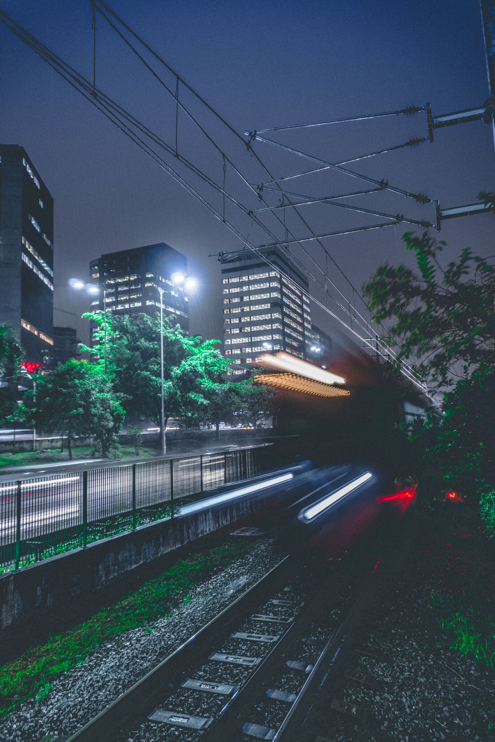 Sony a6300 sample photo. Light, trails, on, city photography