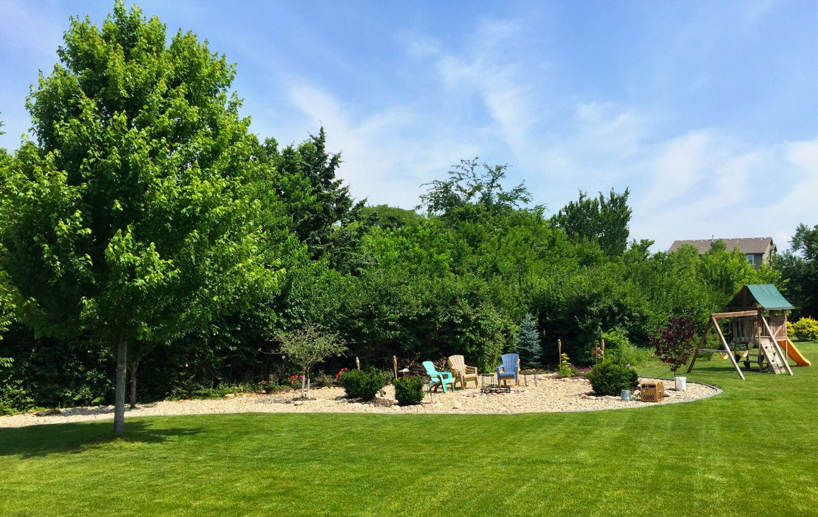 Apple iPhone 6 sample photo. Backyard, landscaping photography