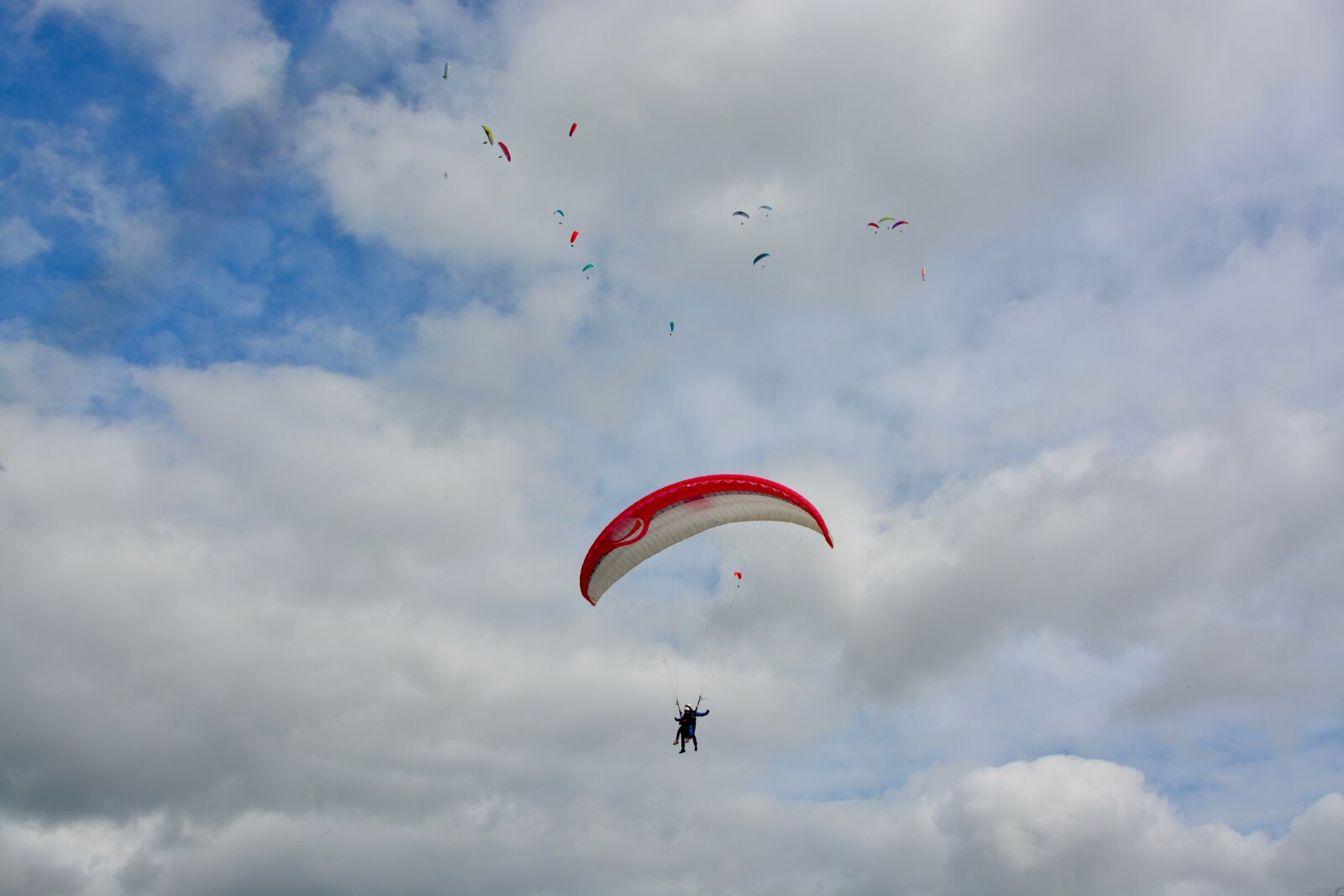 Nikon D5200 sample photo. Paragliding bis place, paragliding photography
