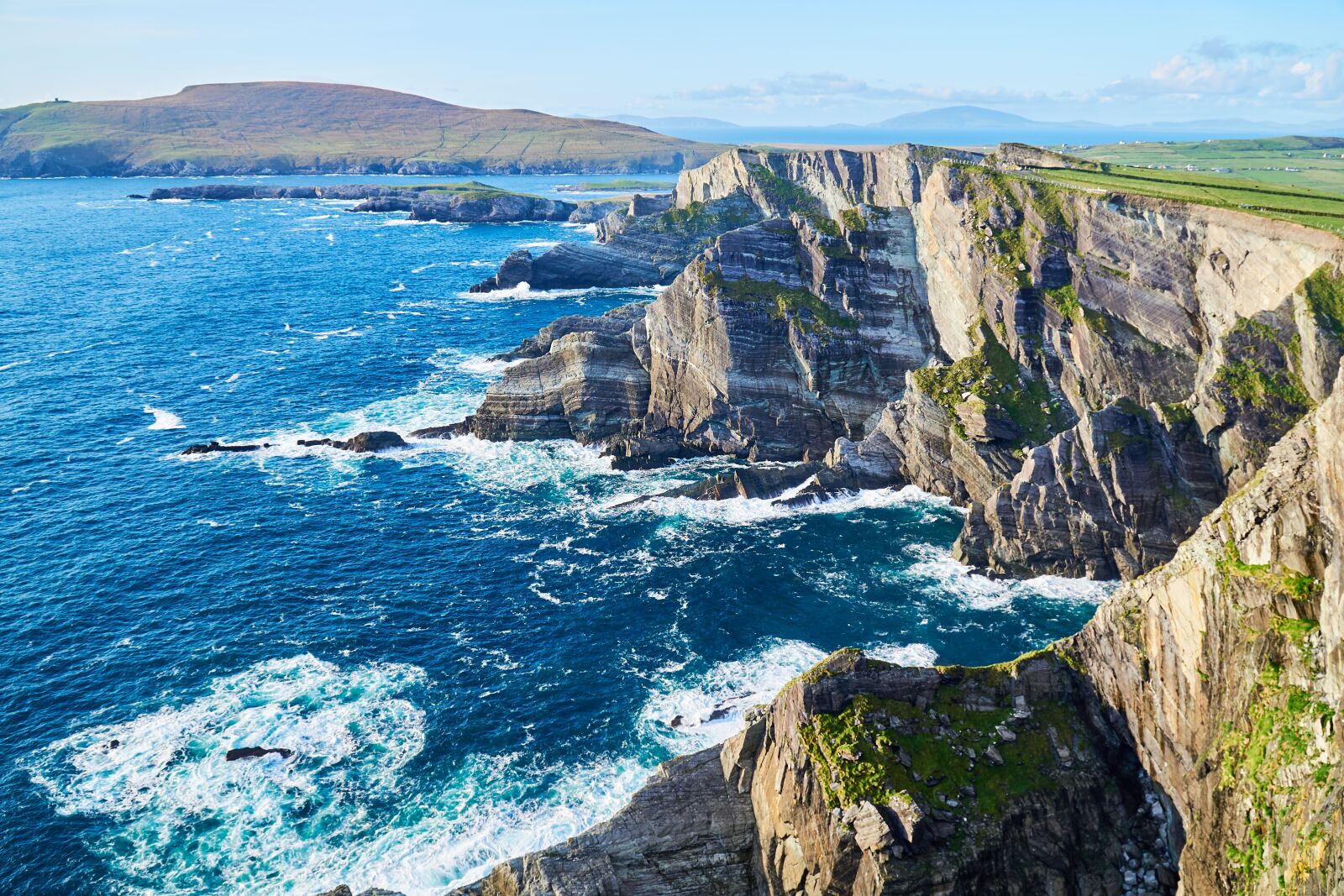 Sony a6000 sample photo. Ireland, cliffs, cliff photography