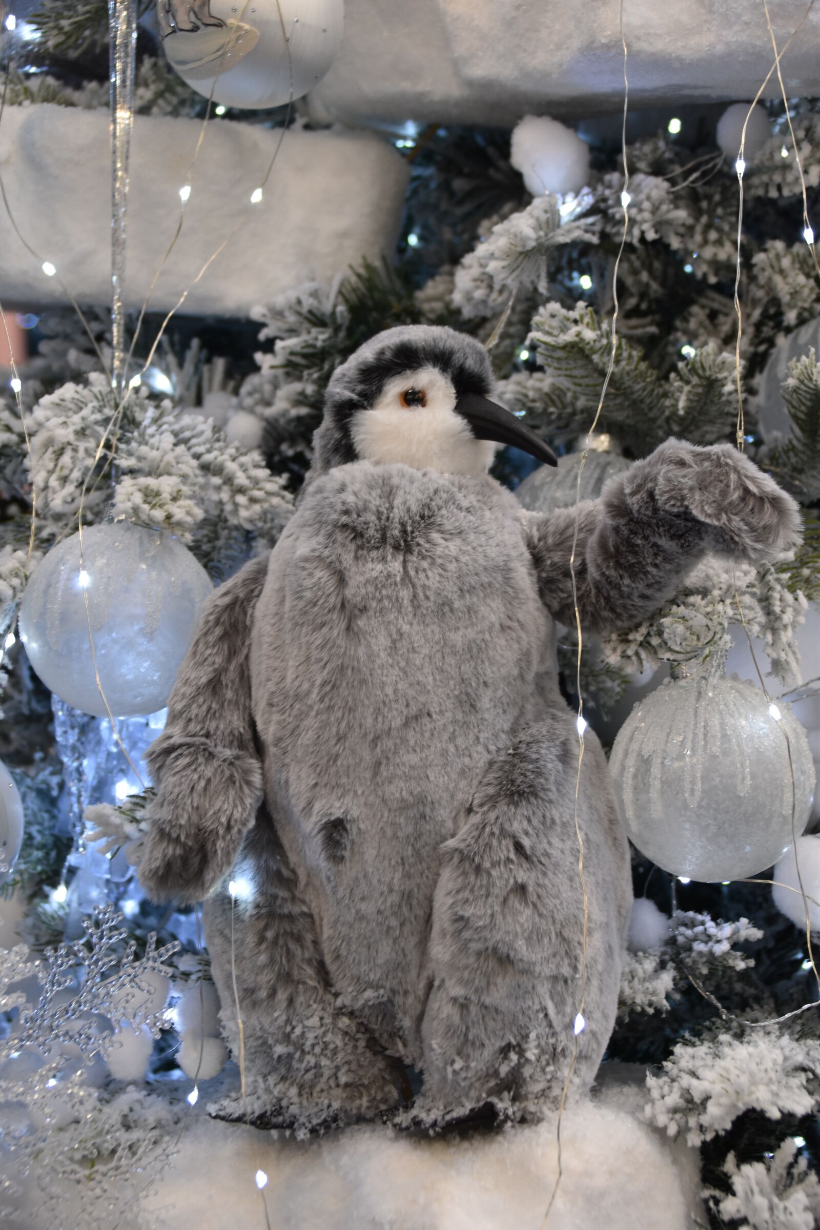 Nikon D5600 sample photo. Plush penguin, penguin, toy photography