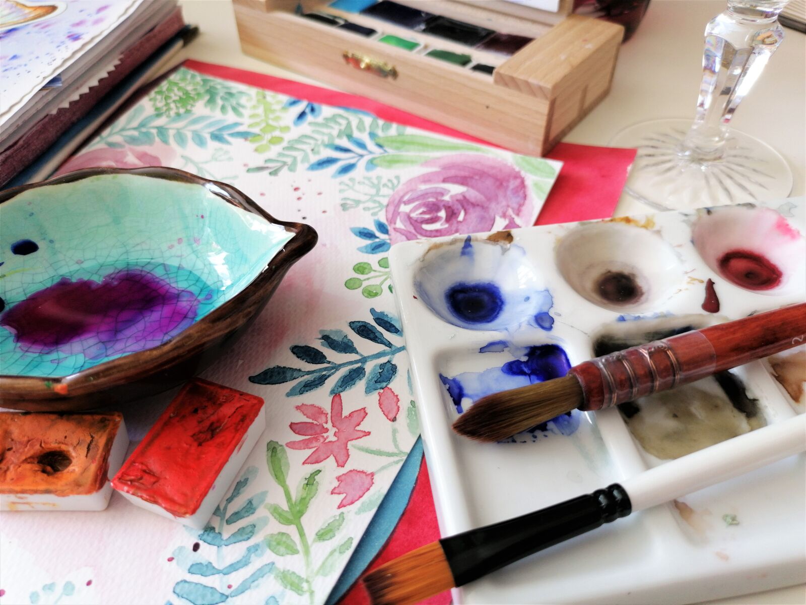 HUAWEI P30 LITE sample photo. Colors, painting, watercolor photography