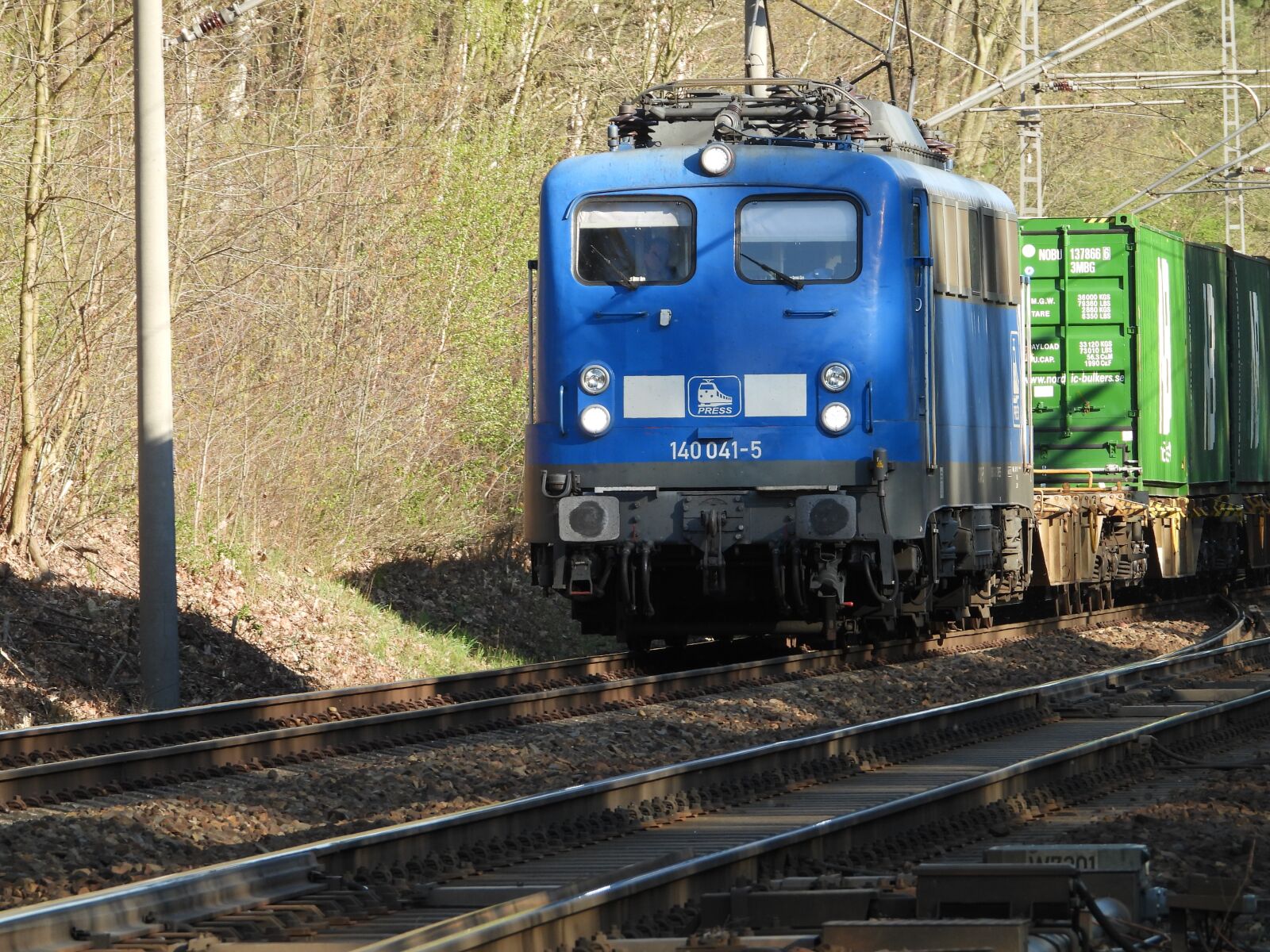 Nikon Coolpix P1000 sample photo. Loco, freight train, press photography