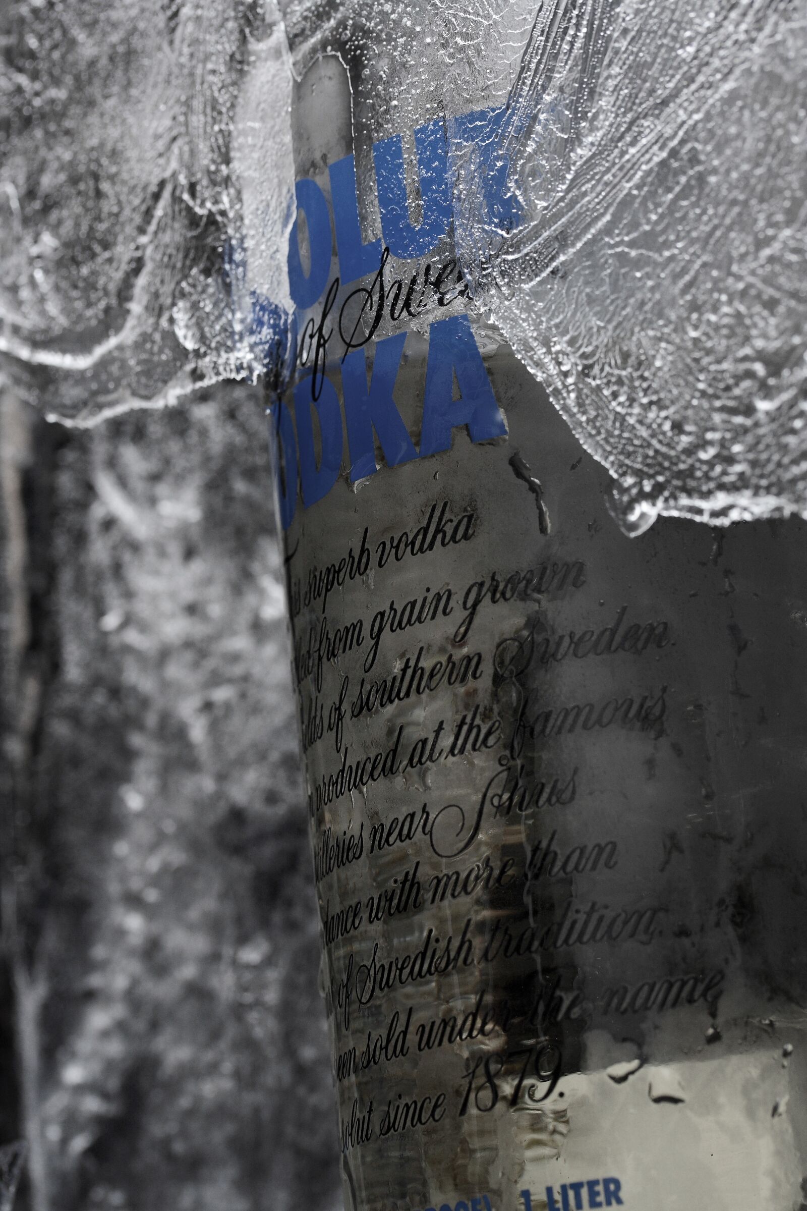 Canon EOS 40D sample photo. Vodka, ice, cold photography