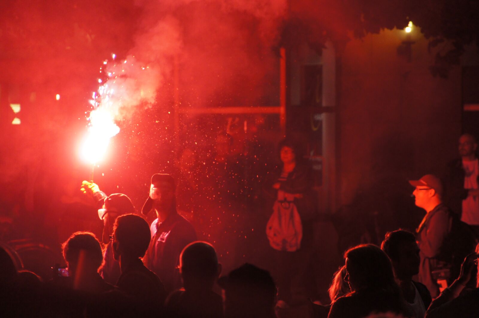 Sony Alpha NEX-5 sample photo. Red, torch photography