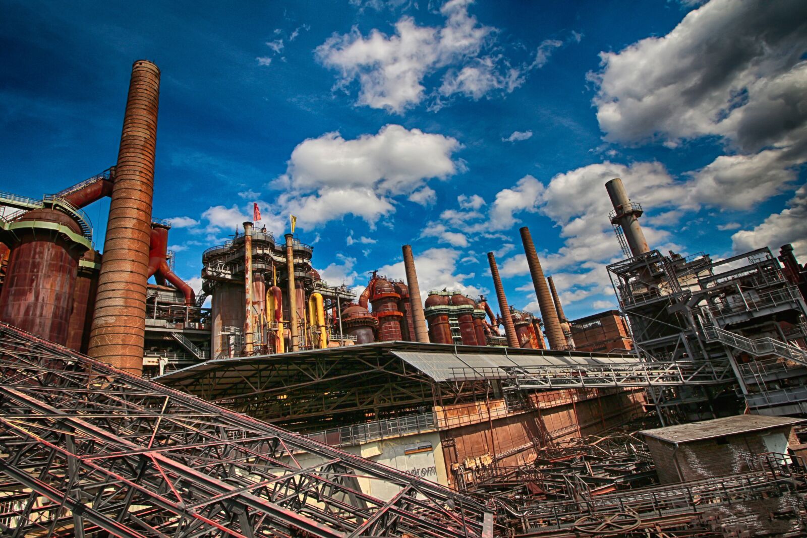 Canon EOS 700D (EOS Rebel T5i / EOS Kiss X7i) sample photo. Ironworks, blast furnaces, steel photography