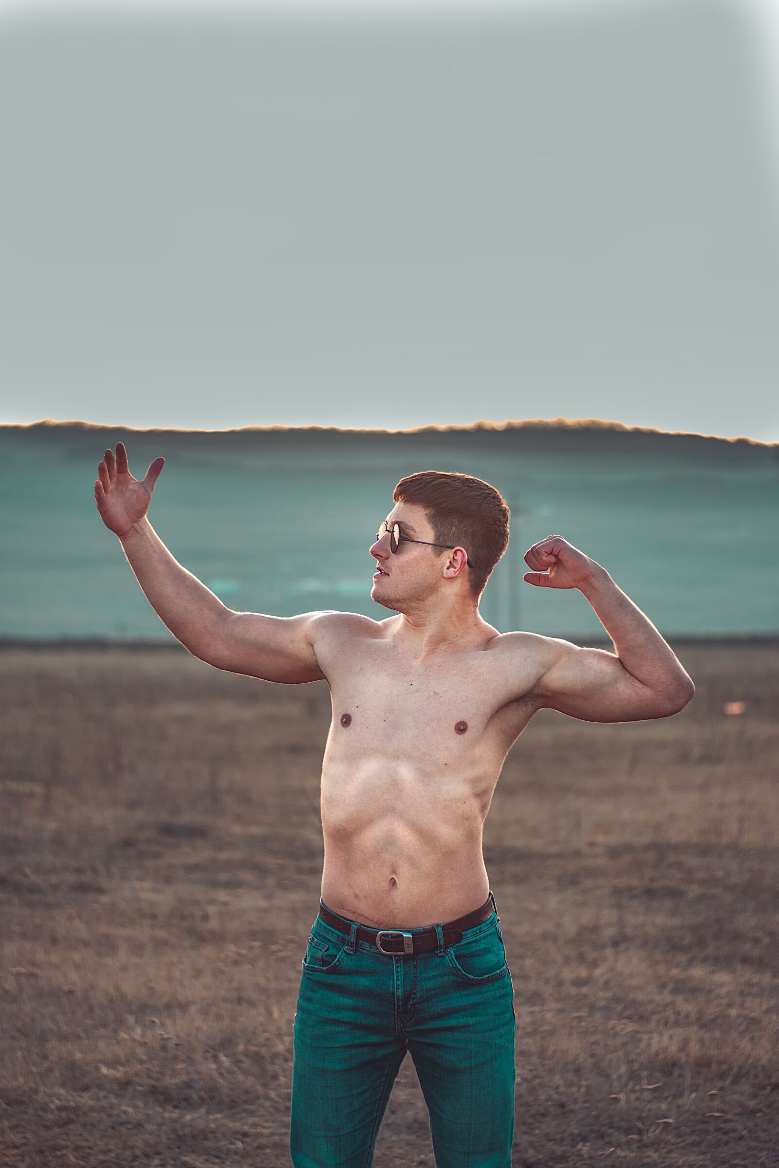 Nikon D3400 sample photo. Boy, muscles, fitness photography