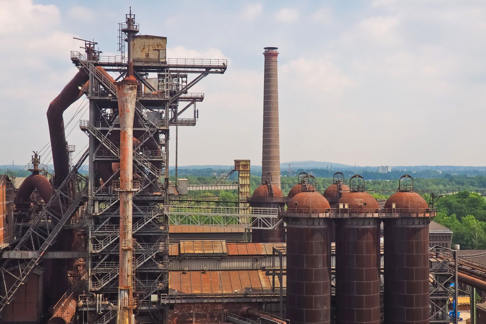 Olympus OM-D E-M10 sample photo. Architecture, steel mill, factory photography