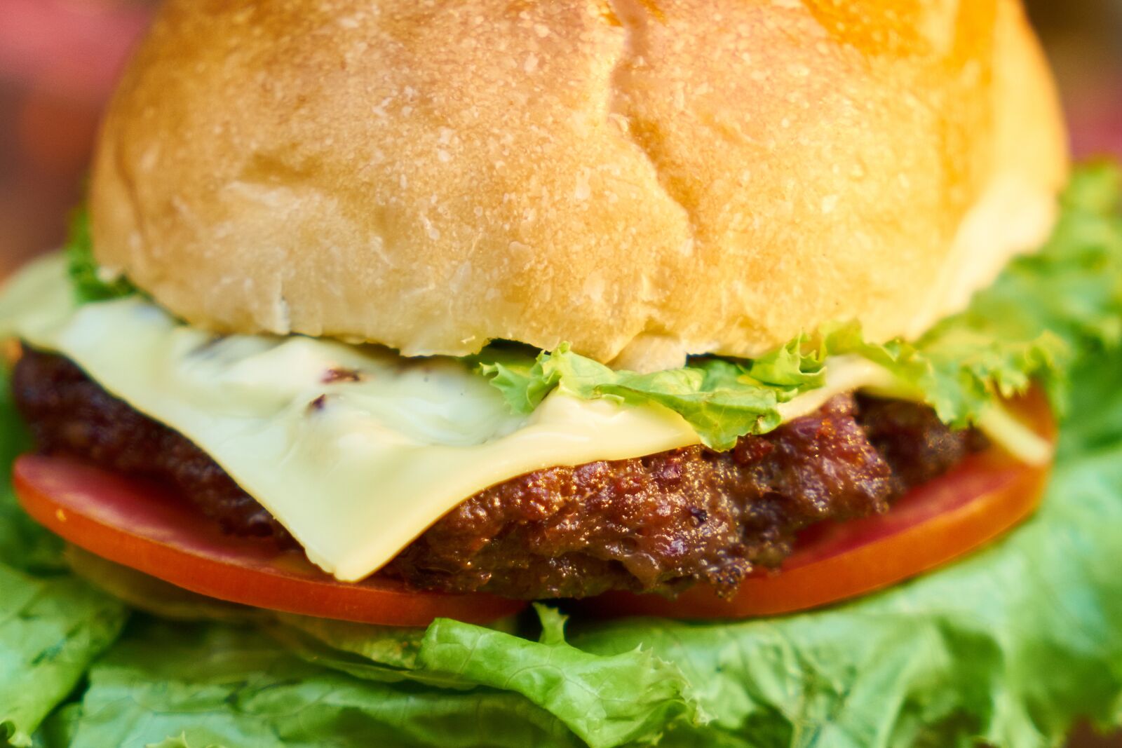 Sony a7R II sample photo. Burger, bread, meat photography