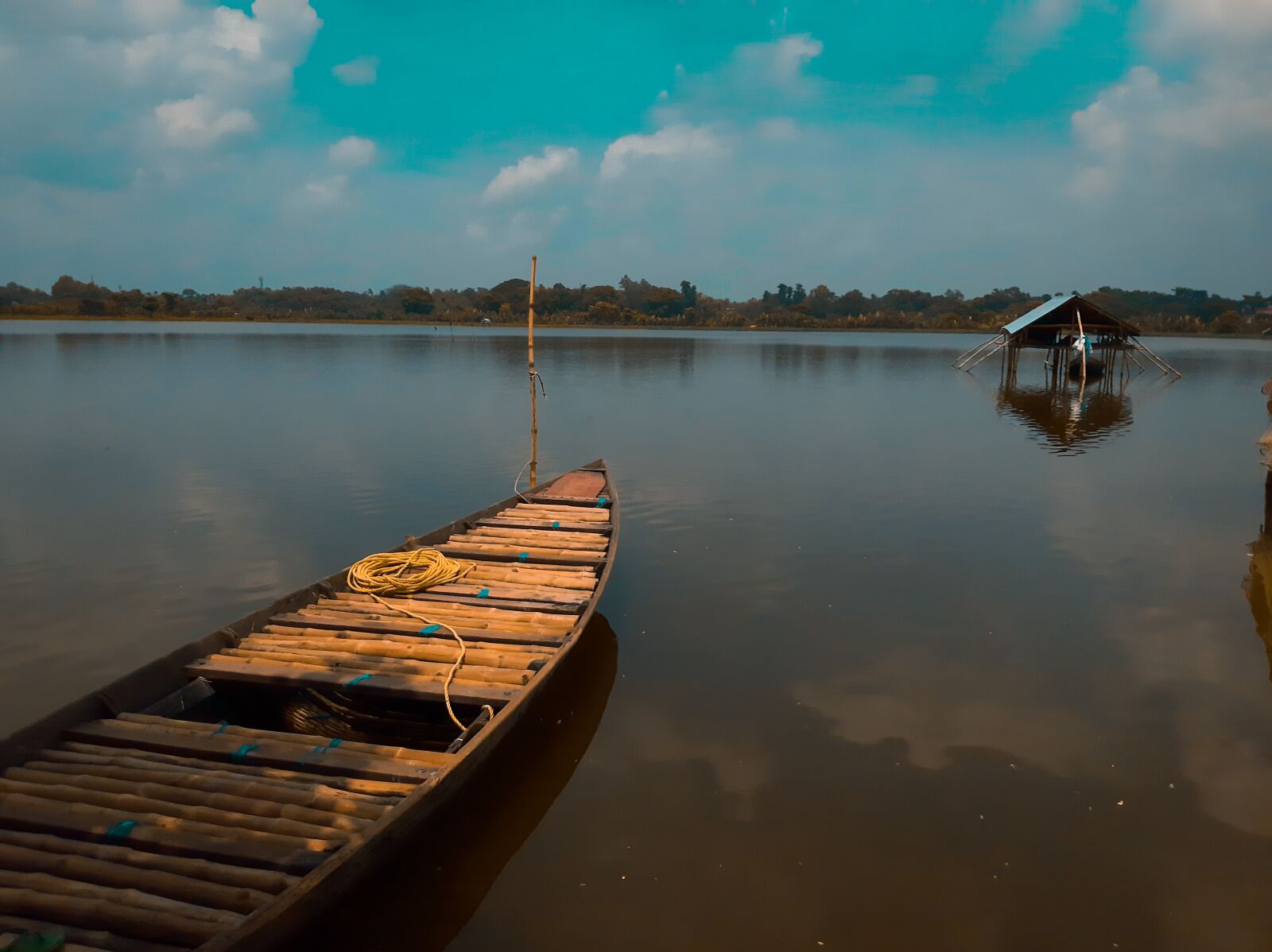 Samsung SM-A505F sample photo. Nature, river, blue sky photography
