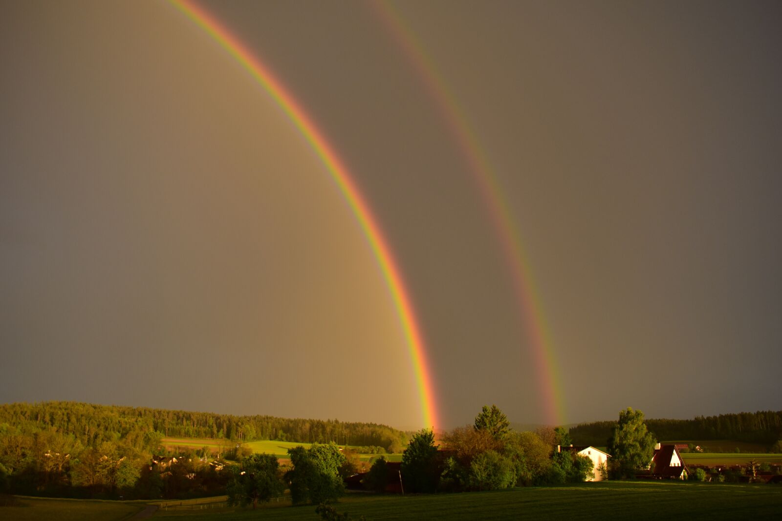 Nikon D5500 sample photo. Rainbow, nature, spectacle photography