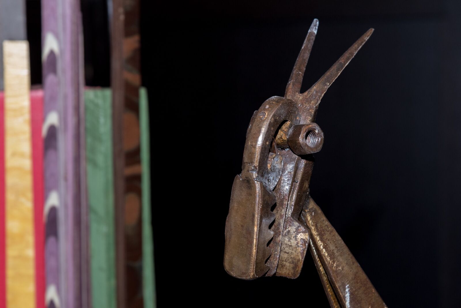 Nikon D750 sample photo. Goats, sculpture, artwork photography