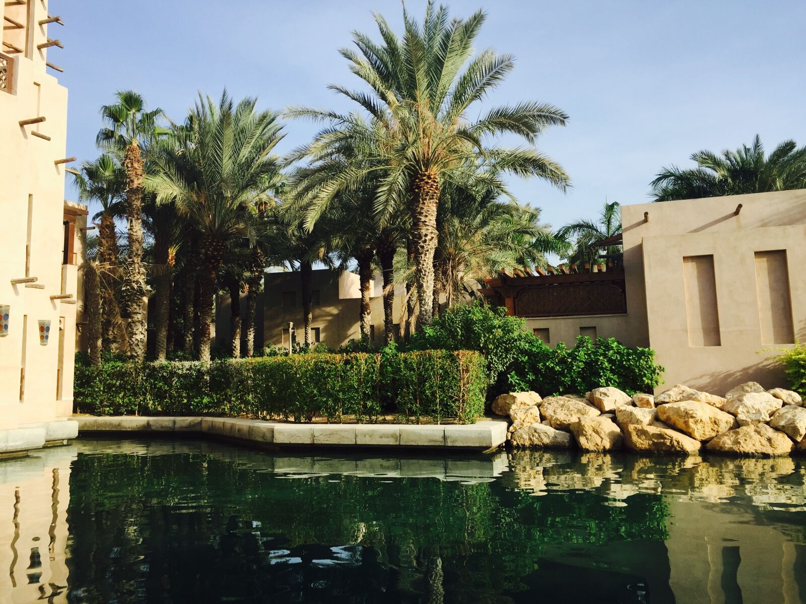 iPhone 6 Plus back camera 4.15mm f/2.2 sample photo. Dubai, water, city photography