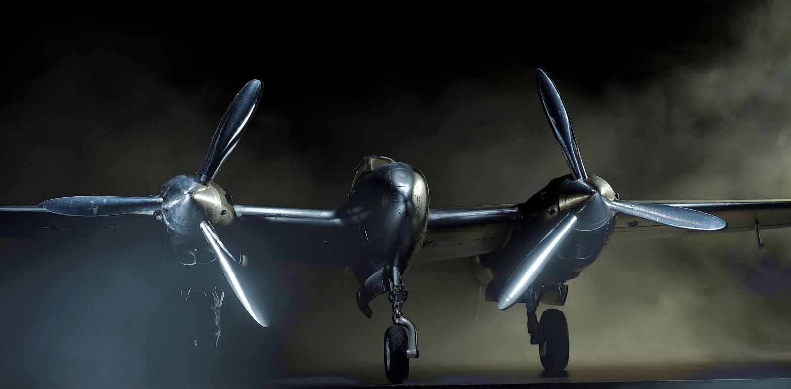 Olympus OM-D E-M5 II sample photo. P38-lightning, aircraft, model photography