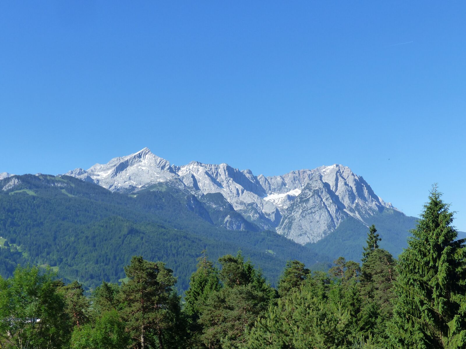 Panasonic Lumix DMC-FZ200 sample photo. Mountains, snow, forest photography