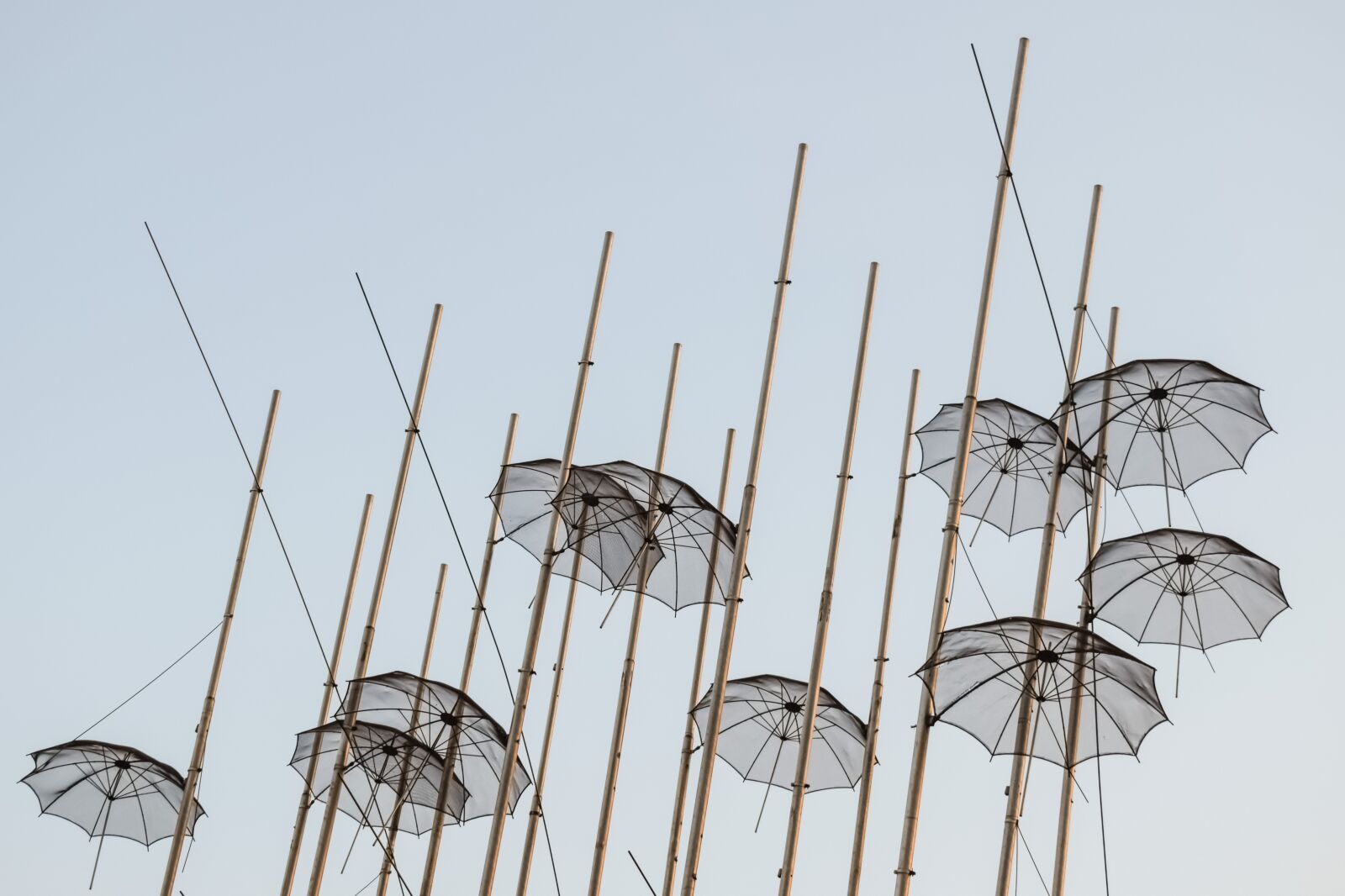 Nikon D3300 sample photo. Umbrellas, art, sculpture photography