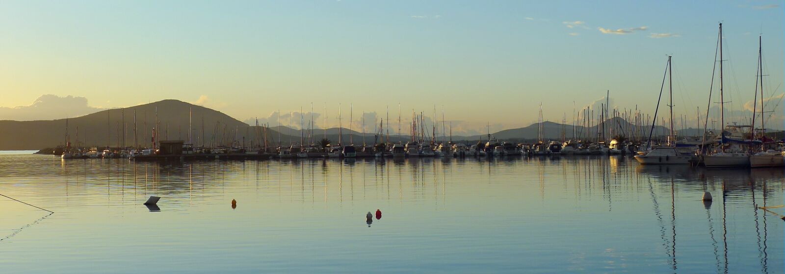 Panasonic Lumix DMC-LX5 sample photo. Alghero, harbour, sunset photography
