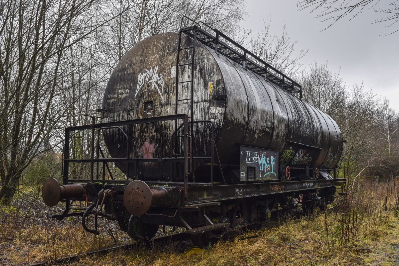 Nikon D3300 sample photo. Lost places, wagon, railway photography