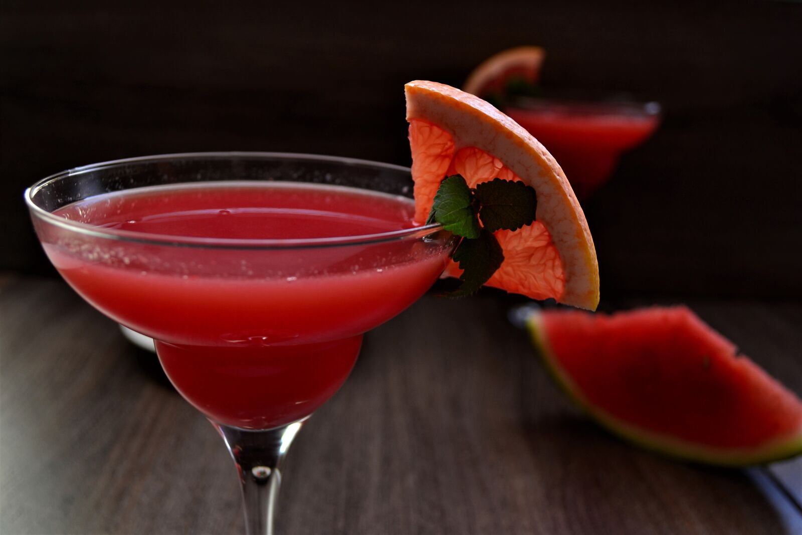 Nikon D3100 sample photo. Cocktail, beverage, watermelon photography