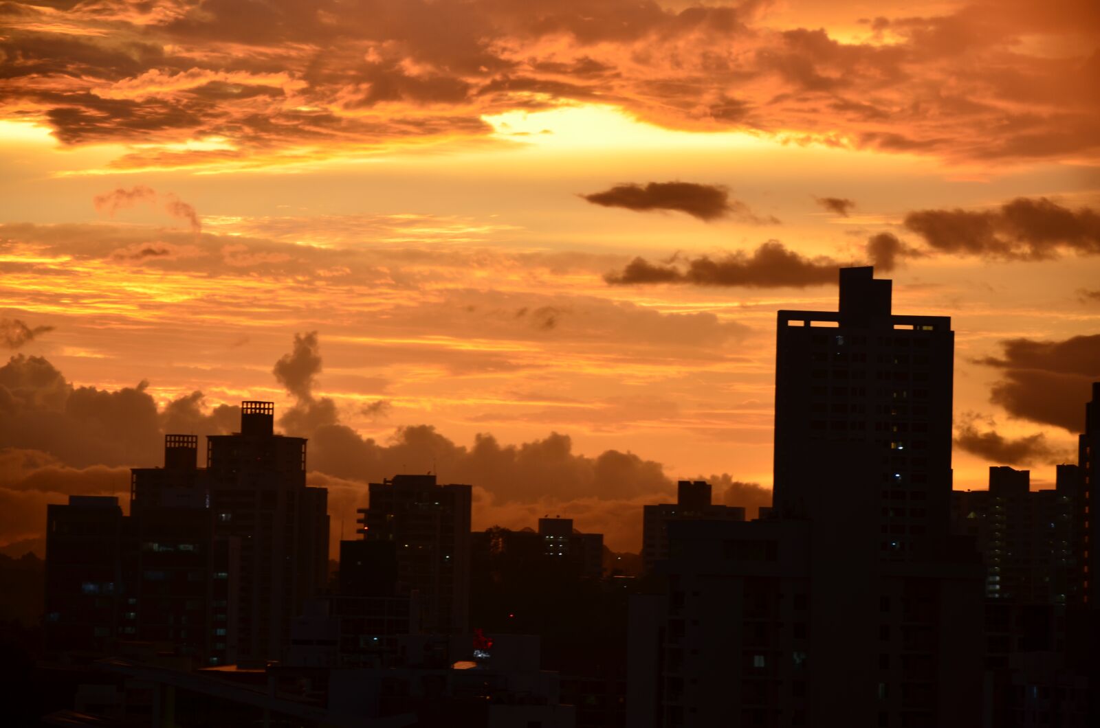 Nikon D7000 sample photo. Sunset, panama, clouds photography