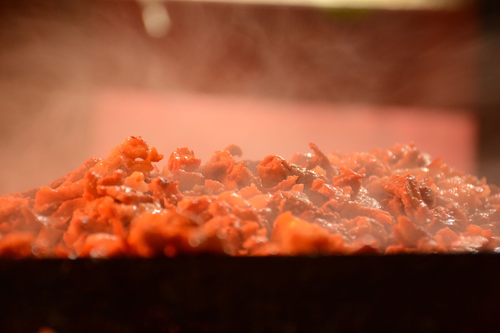 Nikon D7100 sample photo. Meat, smoke, street photography