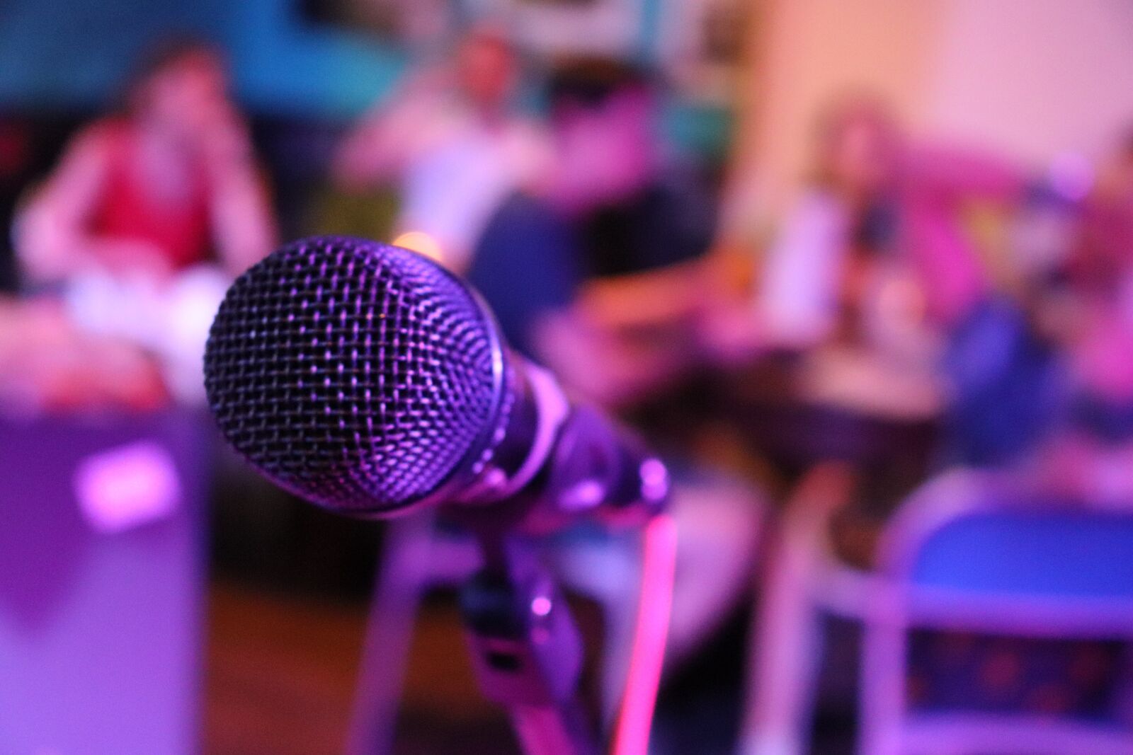 Canon EOS 200D (EOS Rebel SL2 / EOS Kiss X9) sample photo. Microphone, music, sing photography