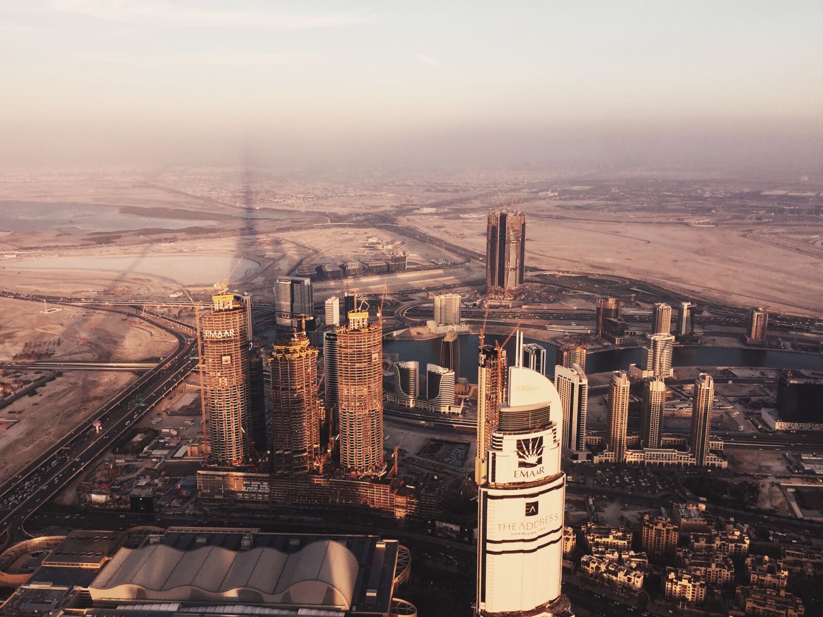 iPhone 6 back camera 4.15mm f/2.2 sample photo. City, dubai, skyscraper, view photography