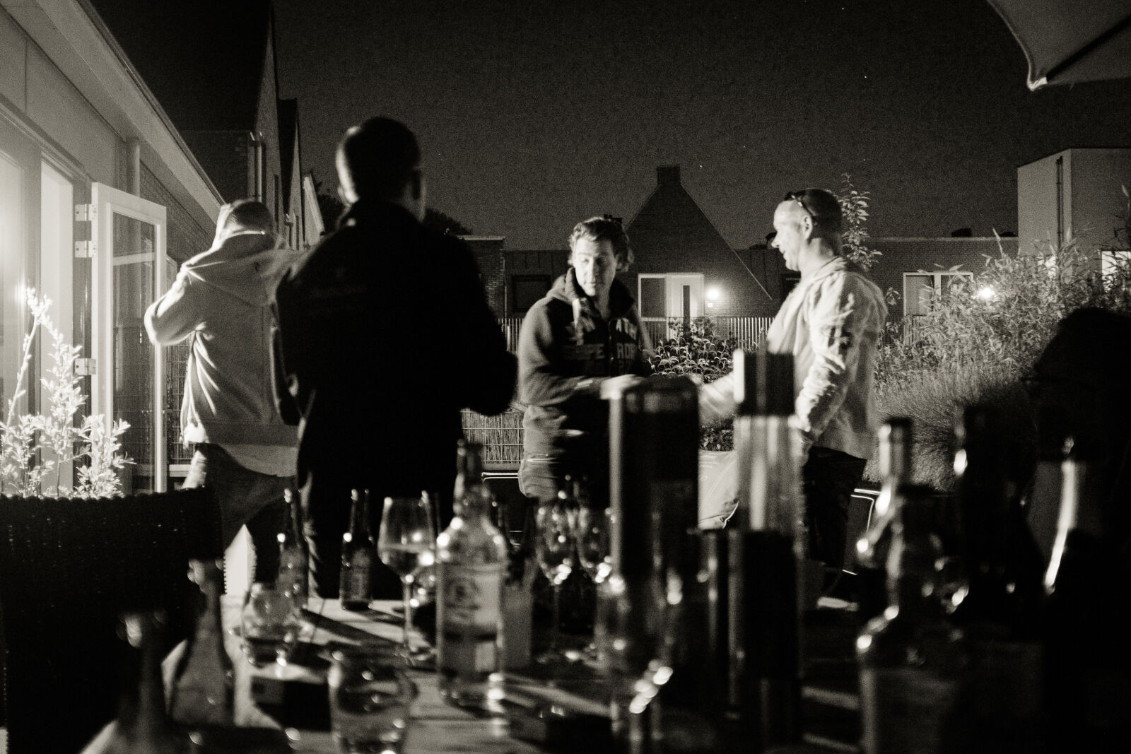 Fujifilm X100T sample photo. Bbq, night photography