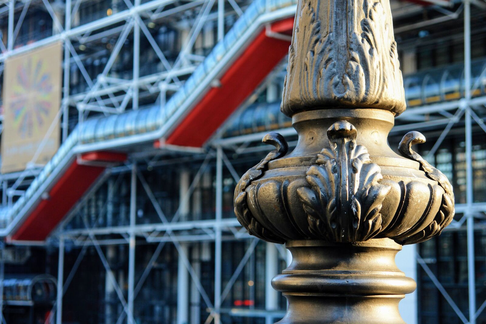 Sony DSC-R1 sample photo. Center pompidou, paris, france photography