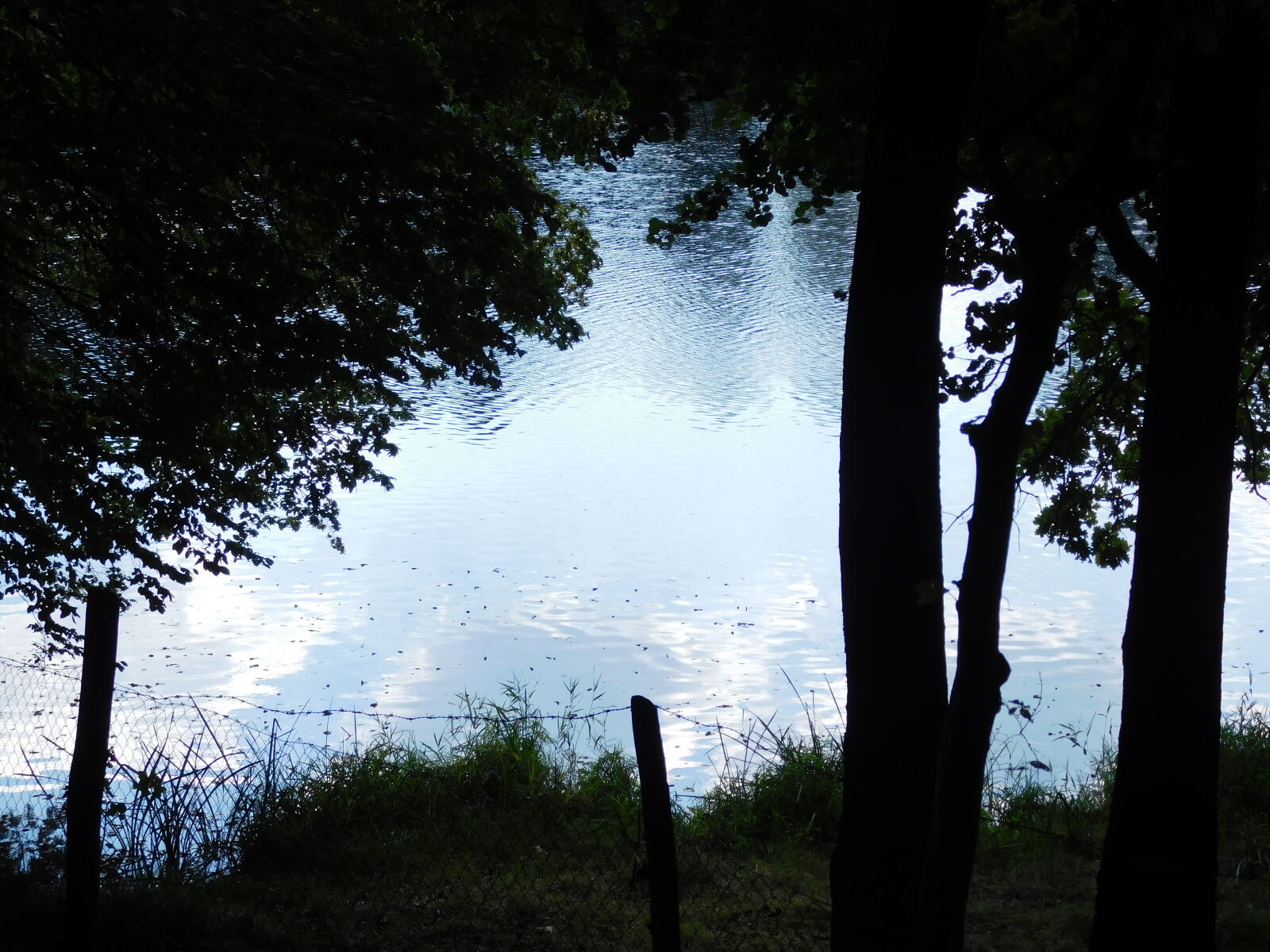 Nikon Coolpix L840 sample photo. Blue, clouds, dark, lake photography