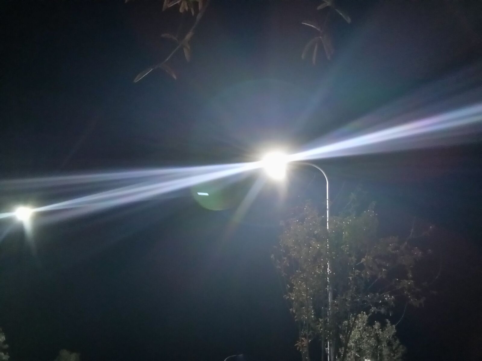 vivo PD1612 sample photo. Street lamp, light, night photography