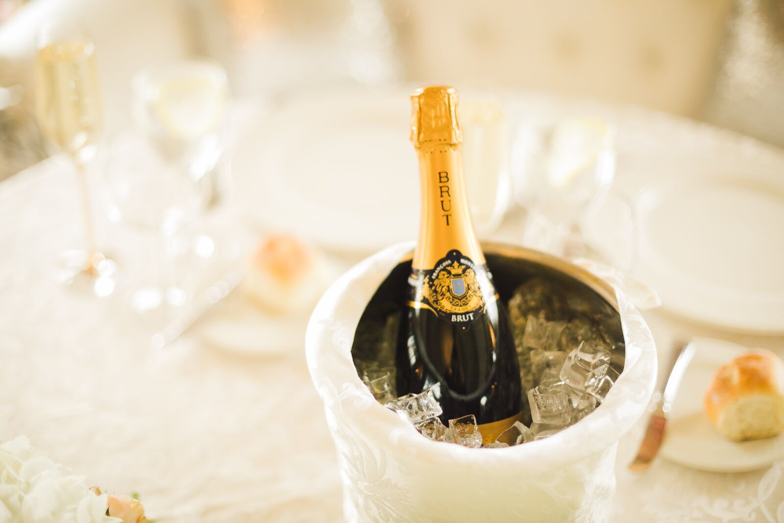 Canon EOS 5D Mark IV + Canon EF 50mm F1.4 USM sample photo. Champagne, restaurant, ice photography