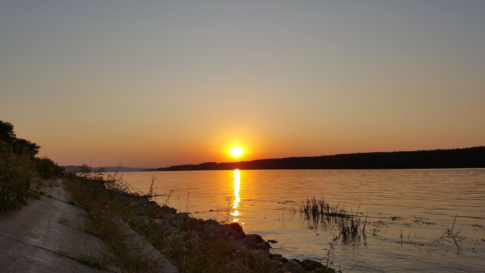 Samsung Galaxy S6 sample photo. Sunset, water, serbia photography
