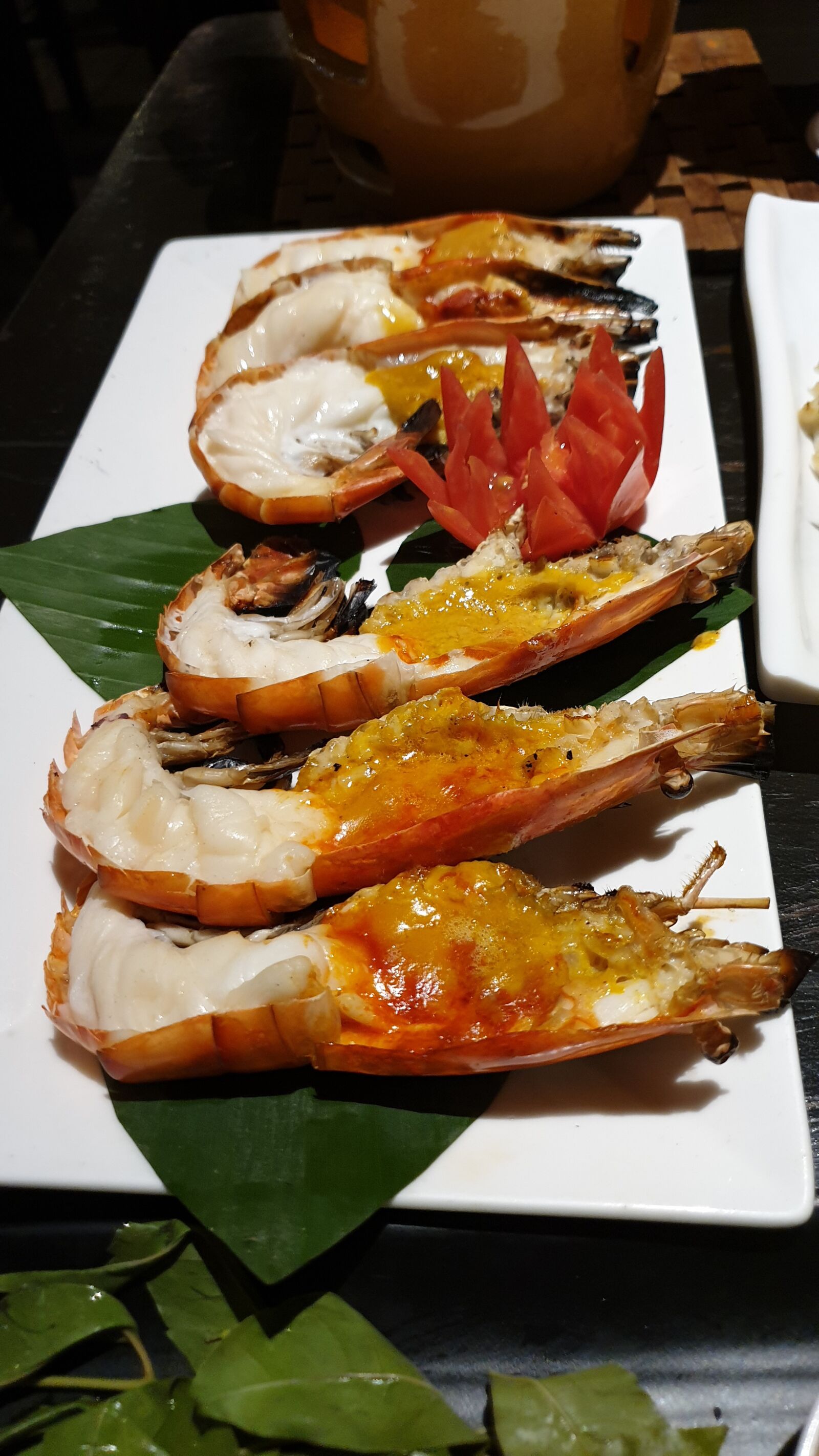 Samsung Galaxy Note9 sample photo. River, prawn, food photography