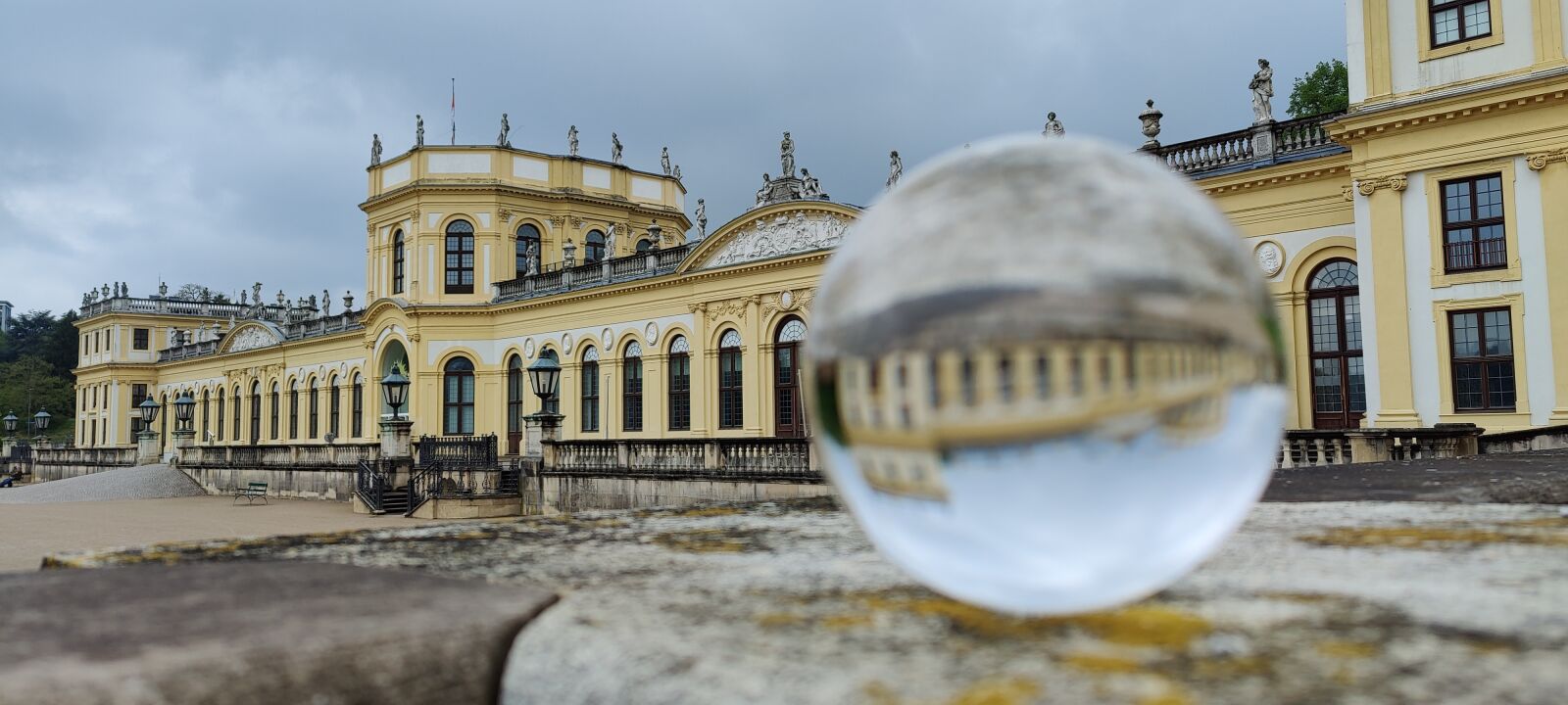 OnePlus IN2023 sample photo. Castle, lensball, palais photography